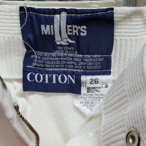 Miller's cotton breech ladies 26 white knee patch